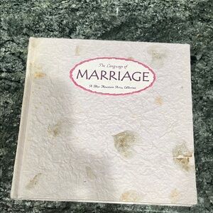 Blue Mountain Arts White and Pink Book